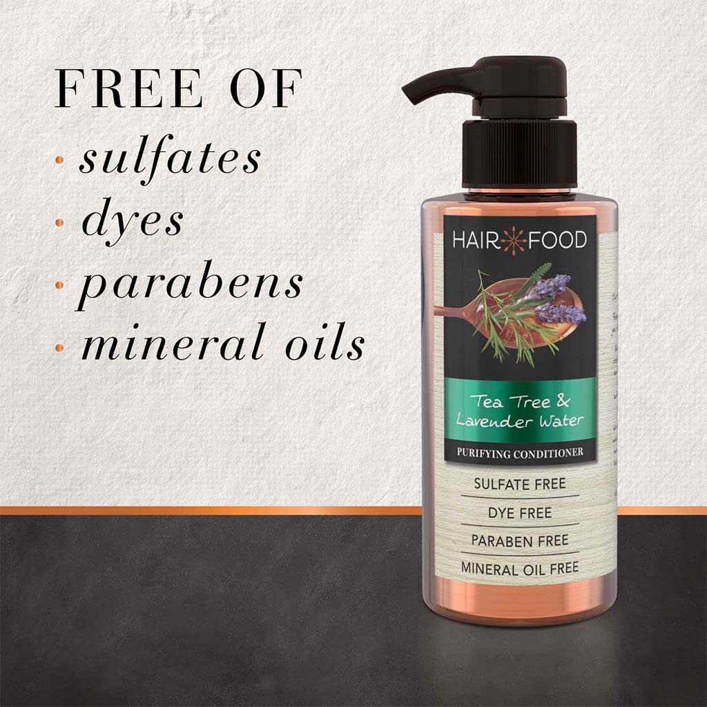 Hair Food Sulfate & Dye Free Purifying Treatment Conditioner With Tea Tree And Lavender Water 300ml - Easy Pharmacy LLC