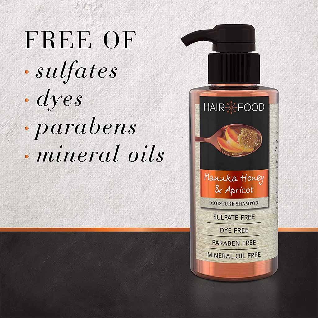 Hair Food Sulfate Free Moisturizing Shampoo With Manuka Honey And Apricot 300ml - Easy Pharmacy LLC