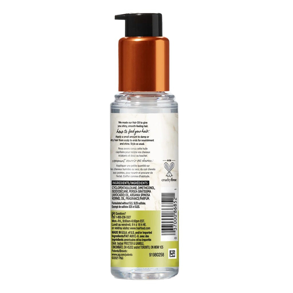 Hair Food Smoothing Hair Oil With Avocado And Argan Oil 95ml - Easy Pharmacy LLC