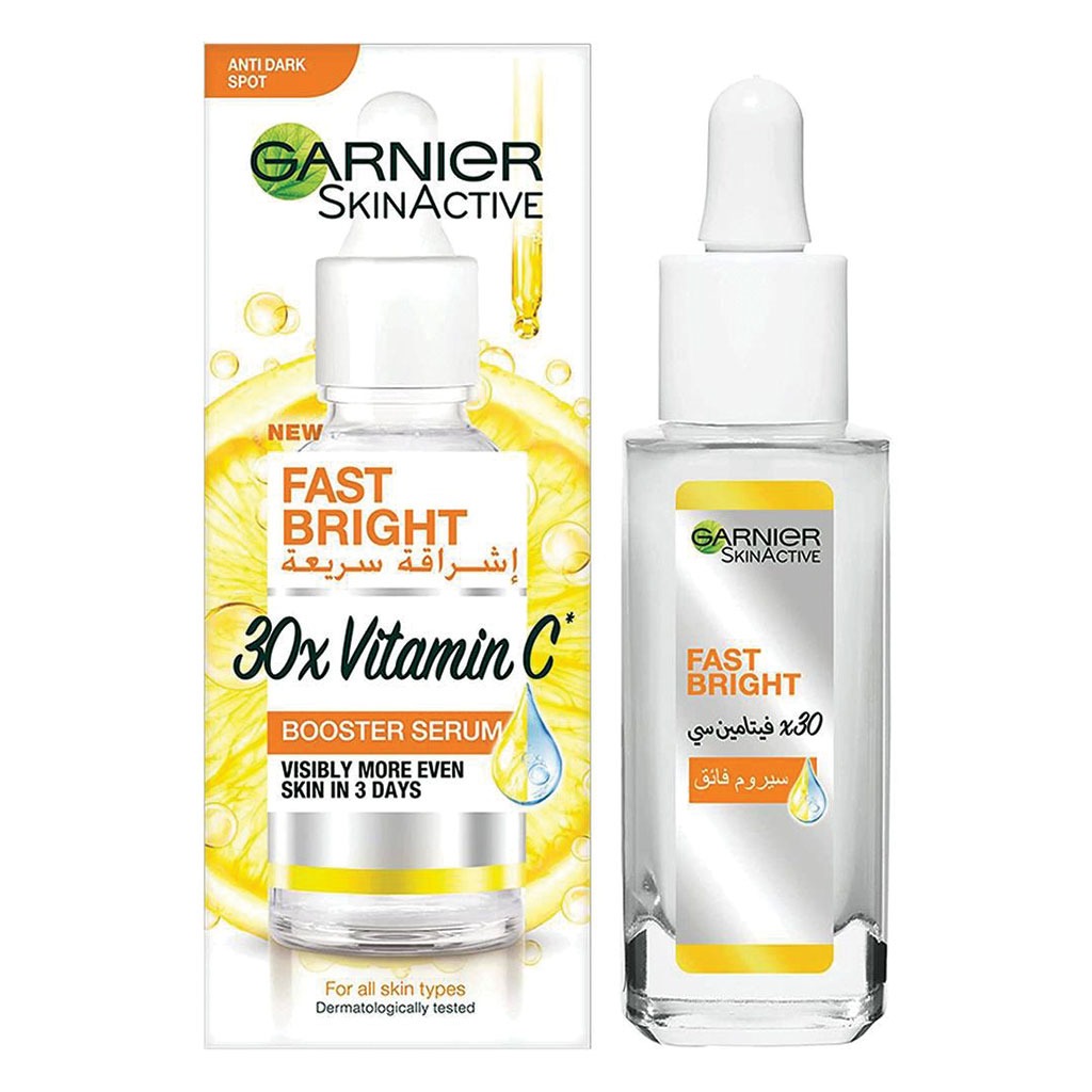 Garnier SkinActive Fast Bright 30x Vitamin C Anti Dark Spot Serum 30 mL - Easy Pharmacy LLC