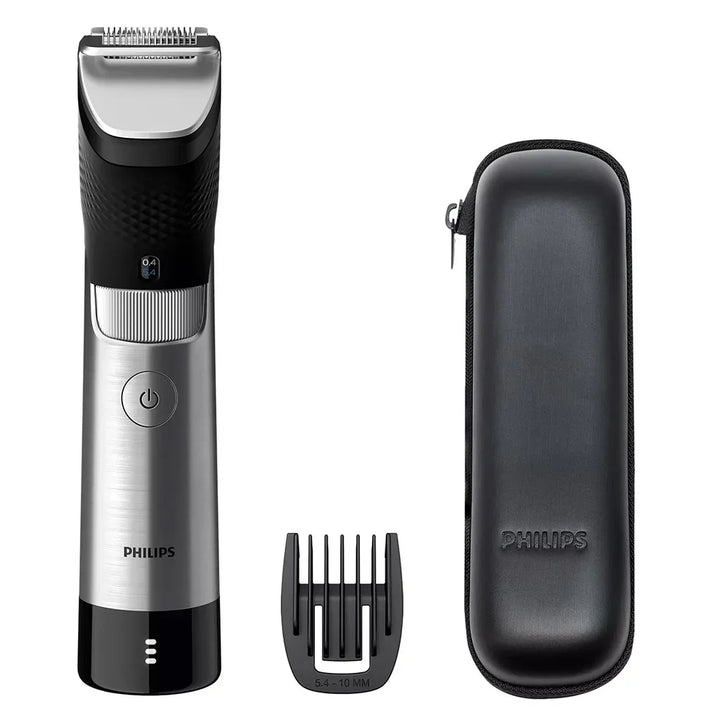 Philips Prestige 9000 Series Beard Trimmer Black/Silver BT9810/13 - Easy Pharmacy LLC