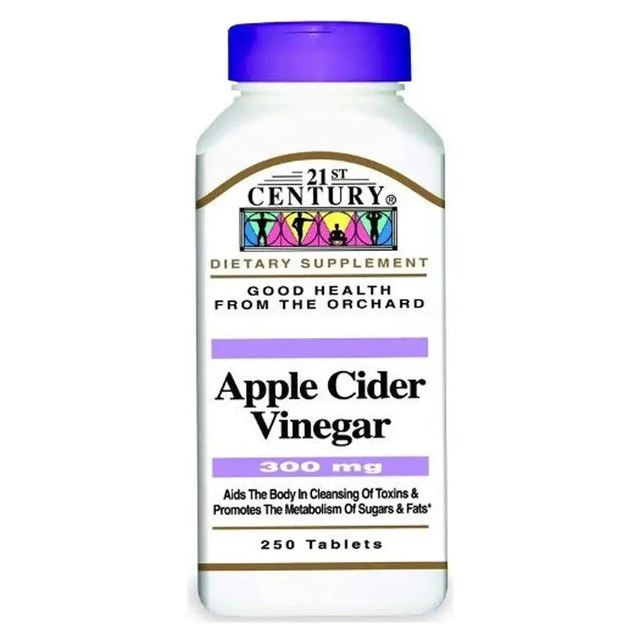 21st Century Apple Cider Vinegar 300mg Tablets, 250 Tablets