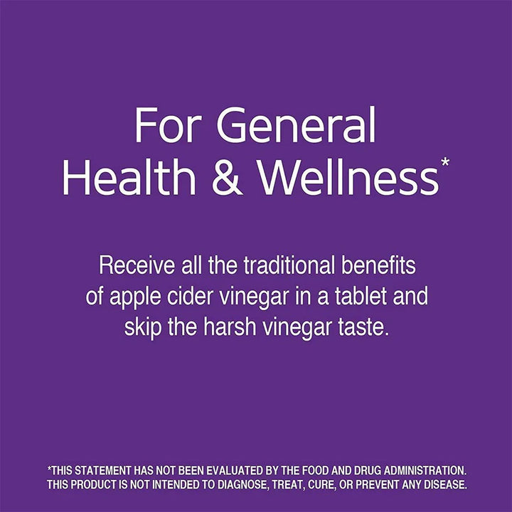 21st Century Apple Cider Vinegar 300mg Tablets For Detoxification & Metabolism Support, Pack of 250's - Easy Pharmacy LLC