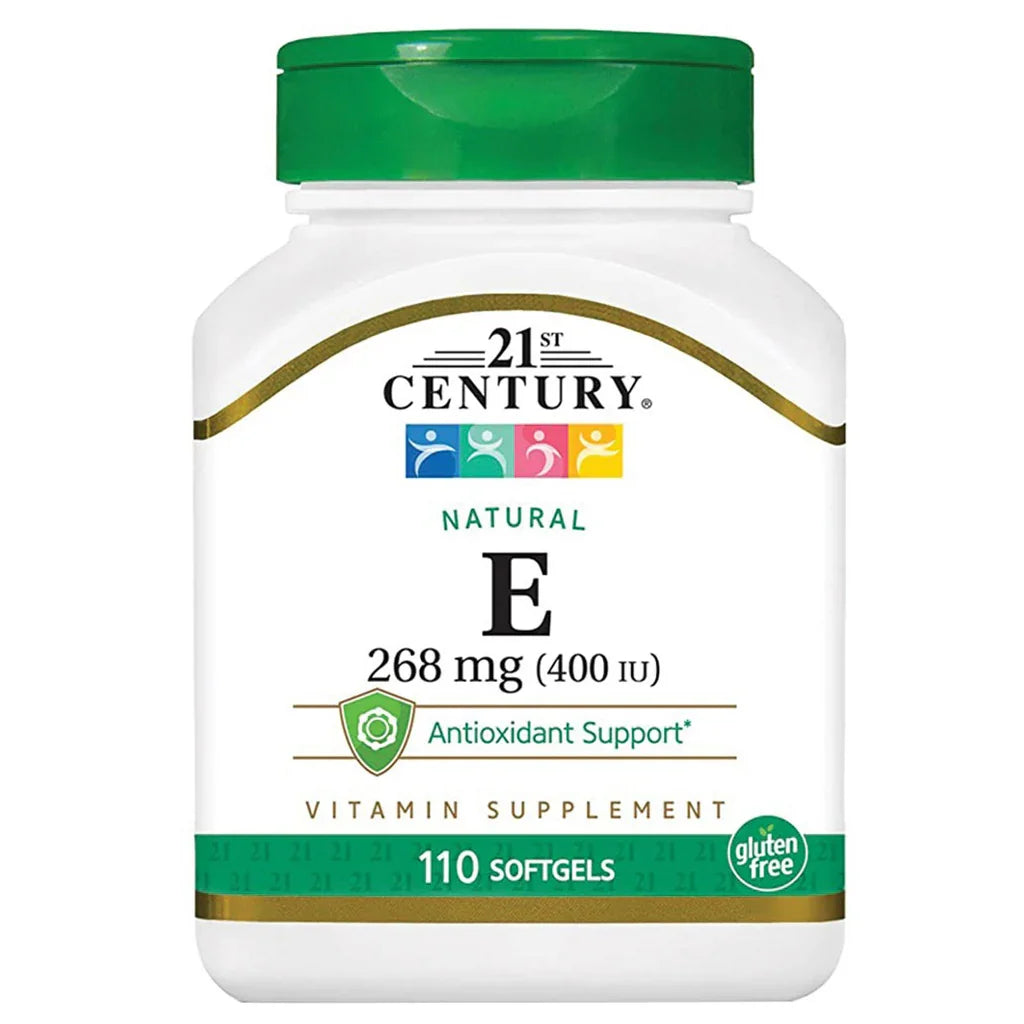 21st Century Vitamin E 400IU Softgel For Antioxidant Support, Pack of 110's - Easy Pharmacy LLC