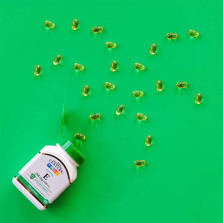 21st Century Vitamin E 400IU Softgel For Antioxidant Support, Pack of 110's - Easy Pharmacy LLC