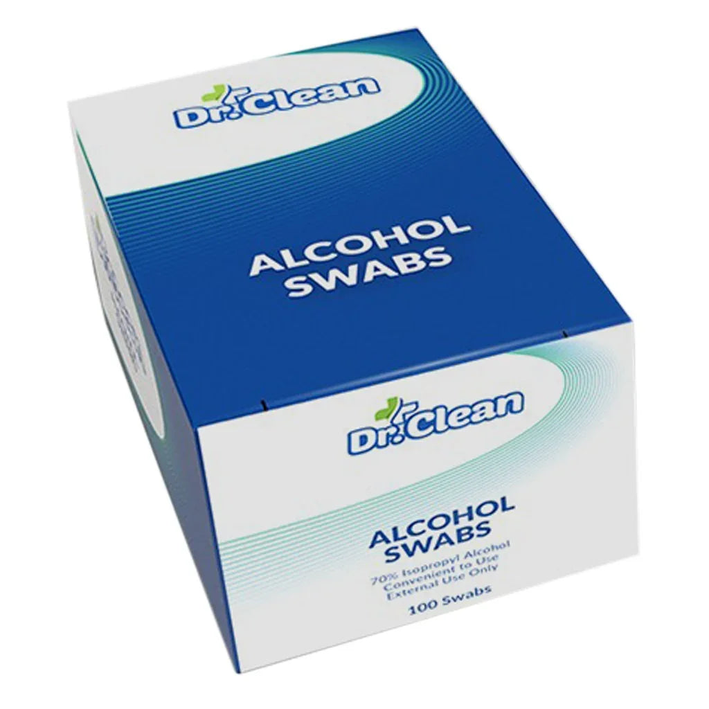 Dr Clean Alcohol Swabs, Pack of 100's - Easy Pharmacy LLC