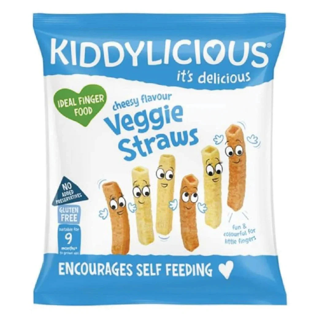 Kiddylicious 9+ Months Veggie Straws Cheesy Flavor Toddlers Snack 12 g, 1’s - Easy Pharmacy LLC