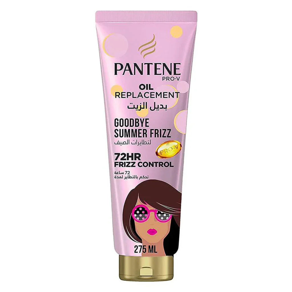 Pantene Pro-V Goodbye Summer Frizz Leave-In Oil Replacement With 72H Frizz Control 275ml - Easy Pharmacy LLC