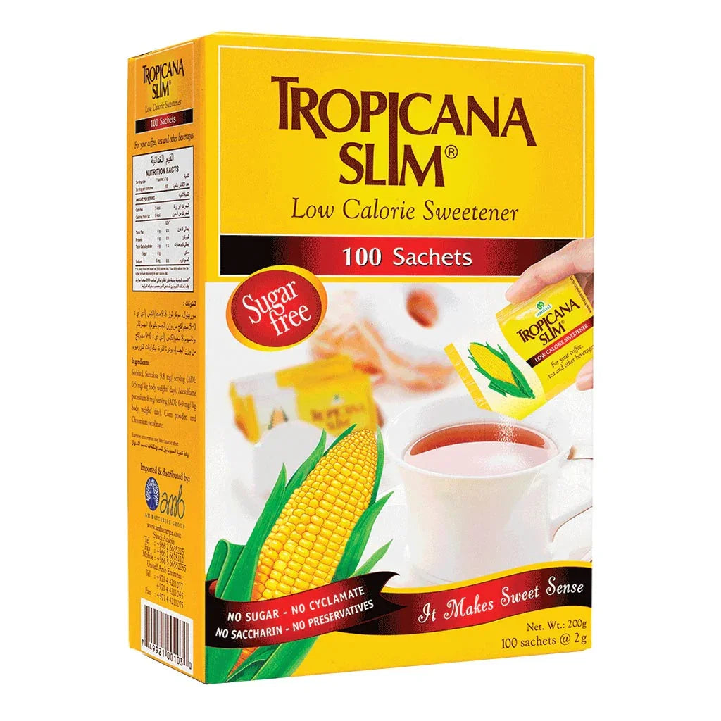 Tropicana Slim® Low Calorie Sweetener Sachet 100's - Easy Pharmacy LLC