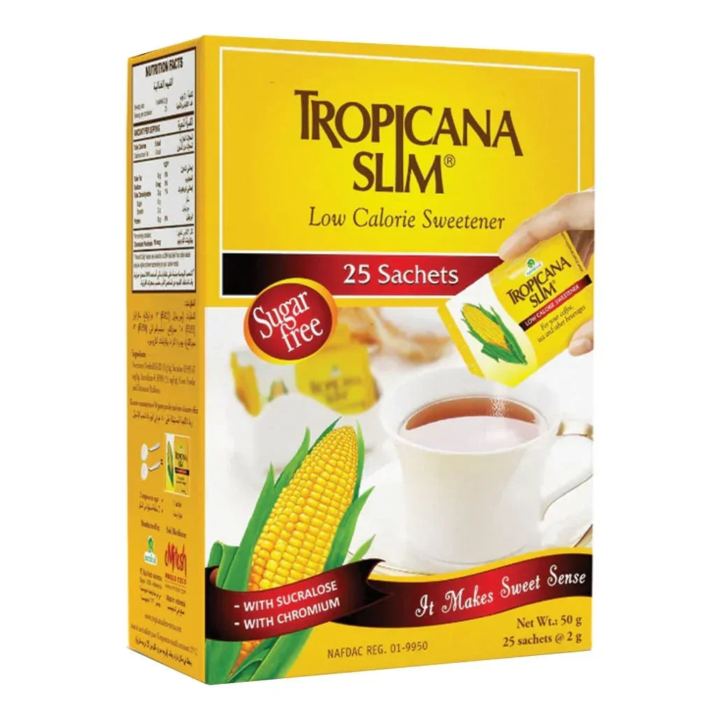 Tropicana Slim® Low Calorie Sweetener Sachet 25's - Easy Pharmacy LLC