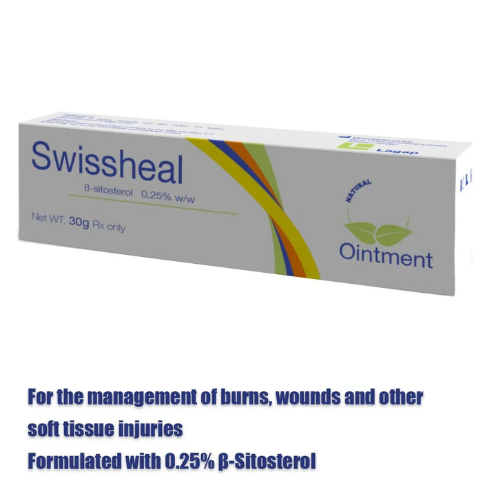 Swissheal 0.25% Topical Skin Ointment for Burns & Wounds 30g - Easy Pharmacy LLC