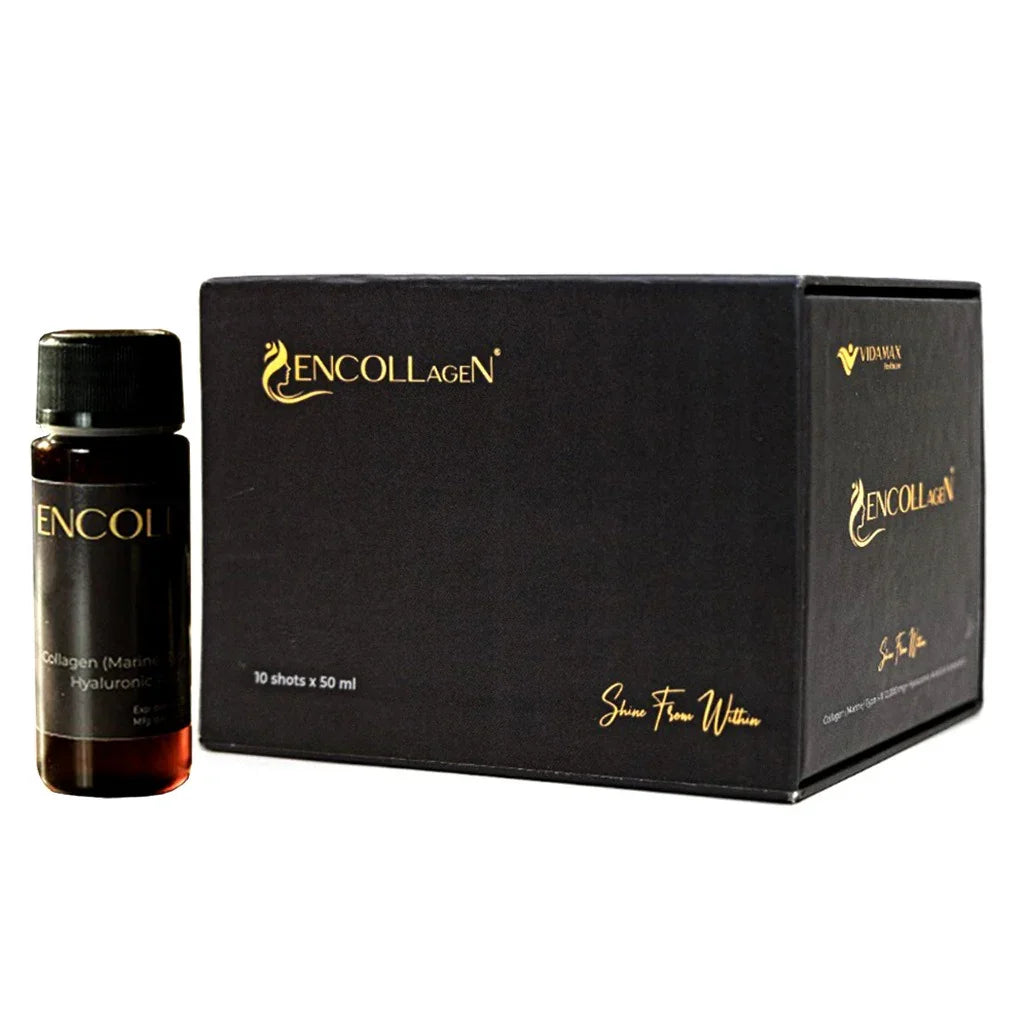 Vidamax Encollagen Collagen Drinkable Shots 50ml, Pack of 10's - Easy Pharmacy LLC