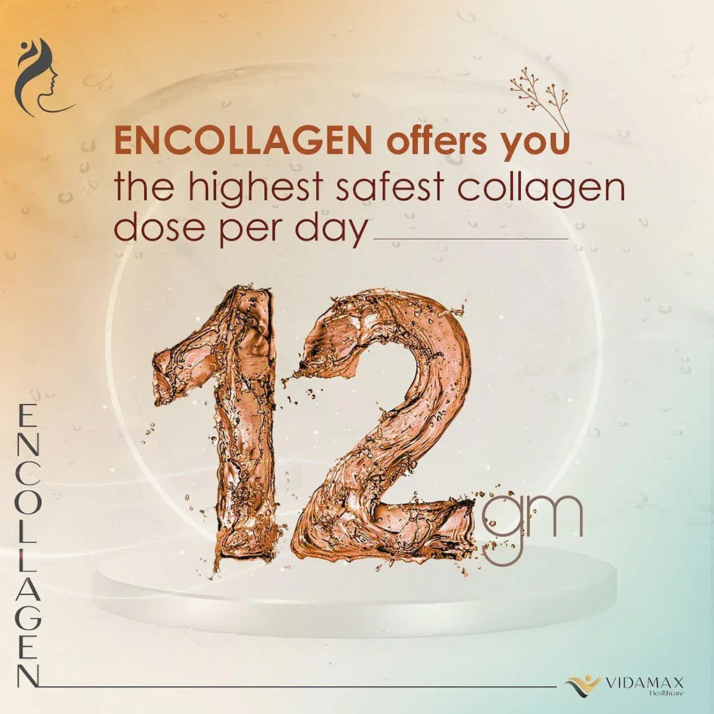 Vidamax Encollagen Collagen Drinkable Shots 50ml, Pack of 10's - Easy Pharmacy LLC