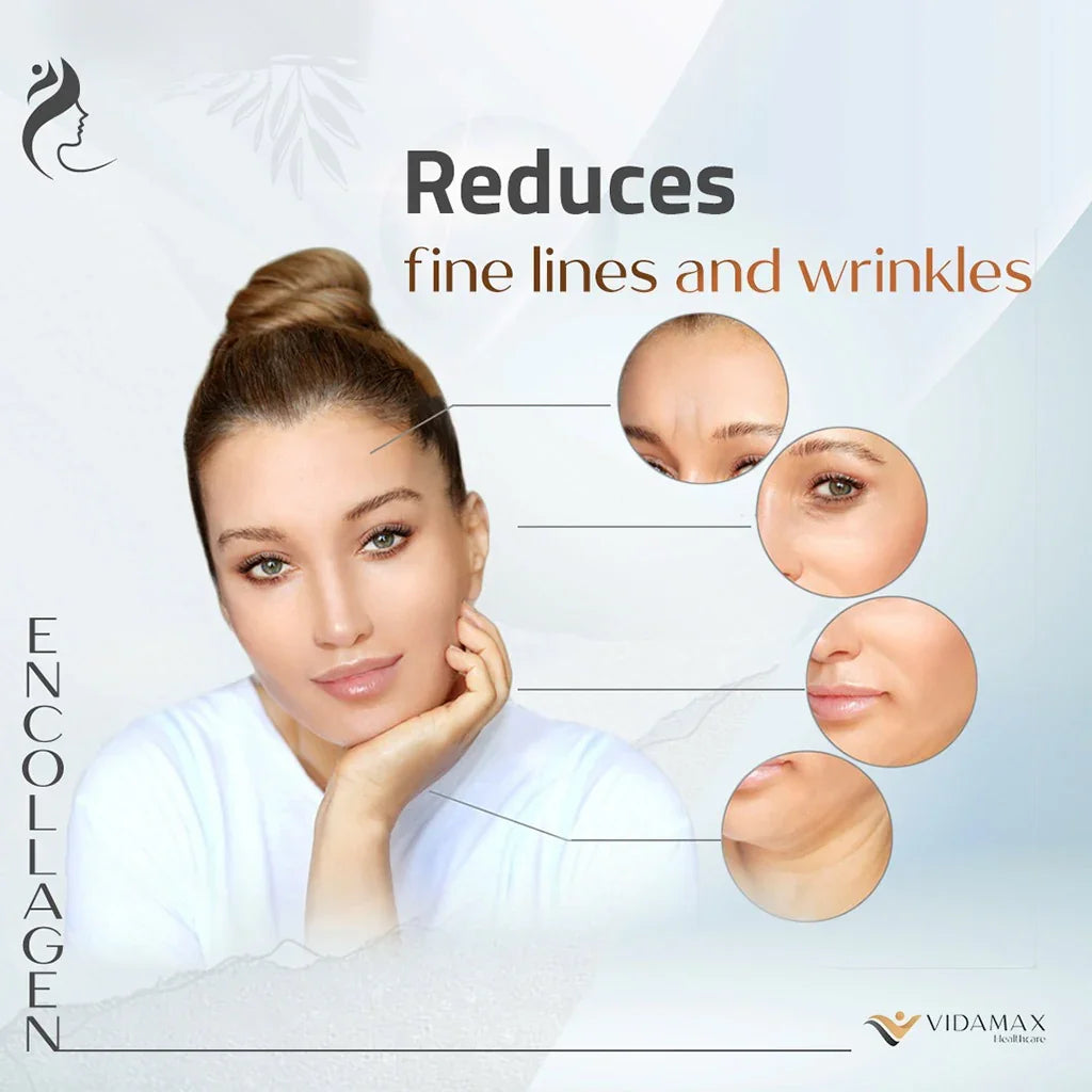 Vidamax Encollagen Collagen Drinkable Shots 50ml, Pack of 10's - Easy Pharmacy LLC