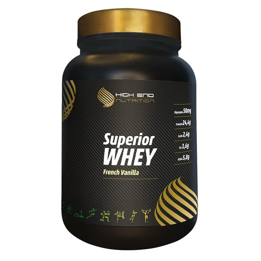 High End Nutrition Superior Whey French Vanilla Powder 908 g - Easy Pharmacy LLC