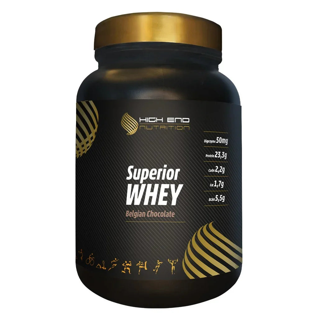 High End Nutrition Superior Whey Belgian Chocolate Powder 908 g - Easy Pharmacy LLC