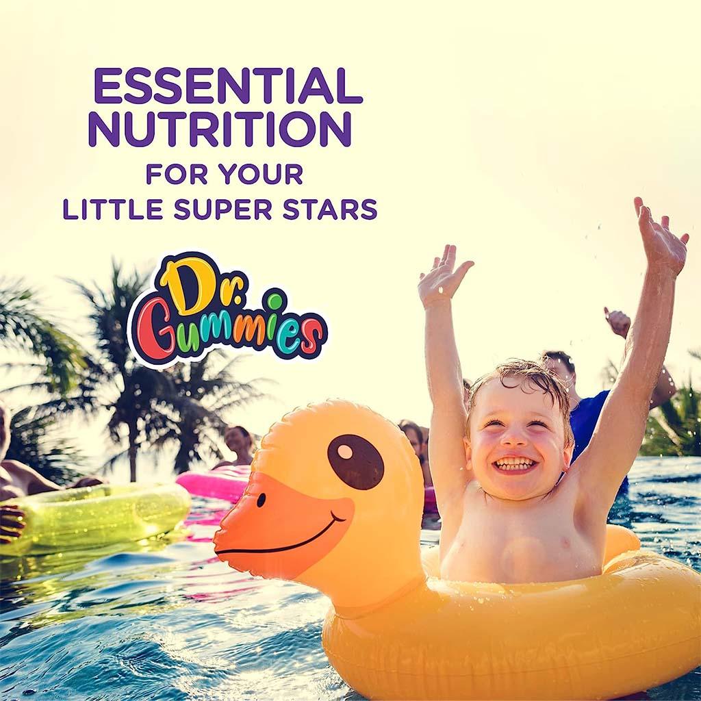 Dr. Gummies Immunity Booster Gummies With Vitamin C + Zinc & Elderberry For Kids, Pack of 60's - Easy Pharmacy LLC