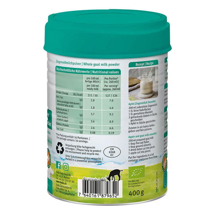 Holle Bio Organic Goat Milk Formula For Whole Family 400g - Easy Pharmacy LLC