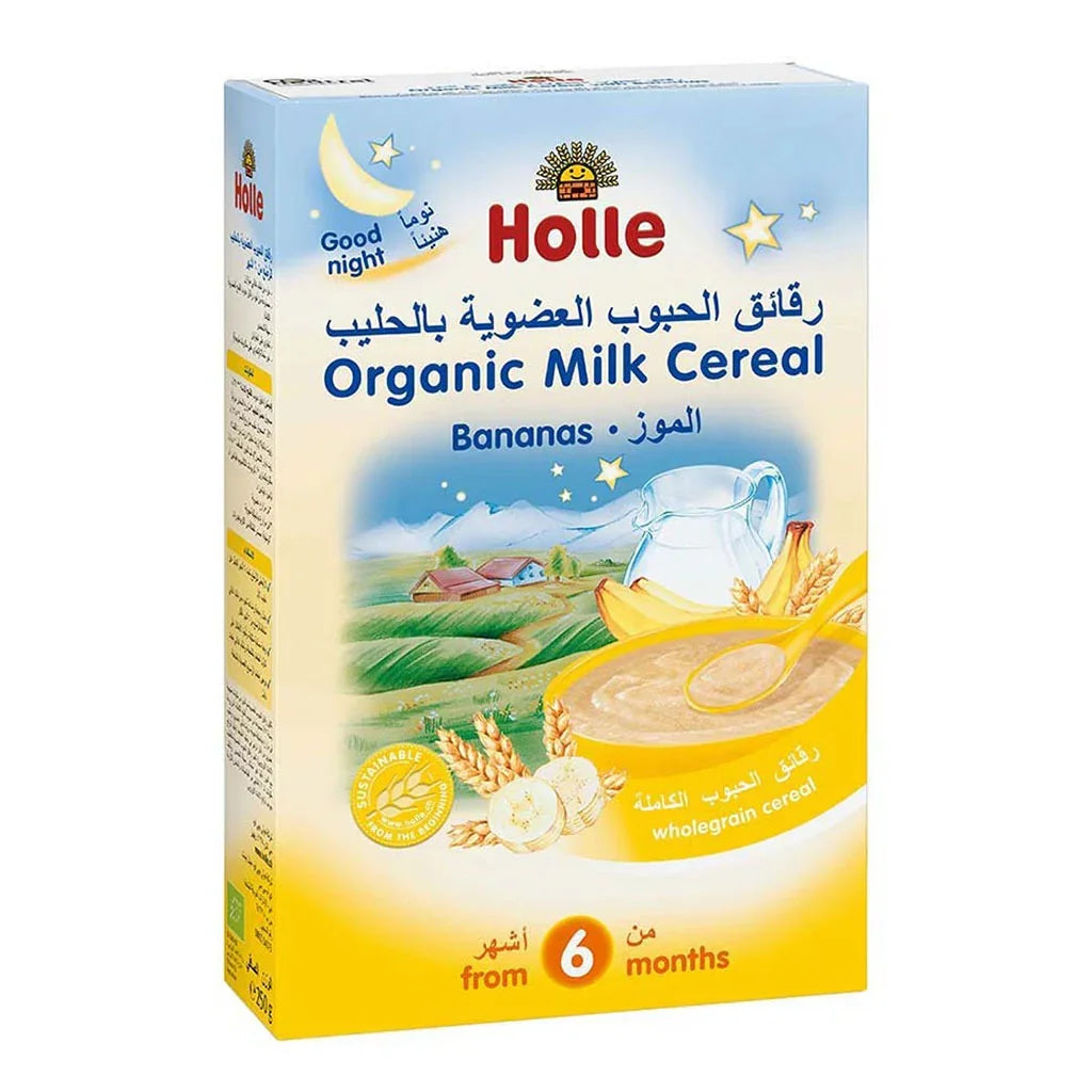 Holle Organic Milk Cereal Bananas 250 g - Easy Pharmacy LLC
