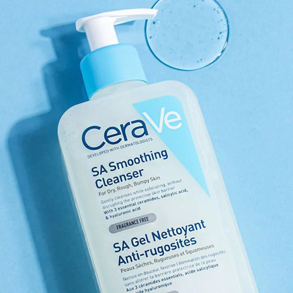 CeraVe SA Smoothing Cleanser With Salicylic acid For Dry & Rough Skin 236ml - Easy Pharmacy LLC