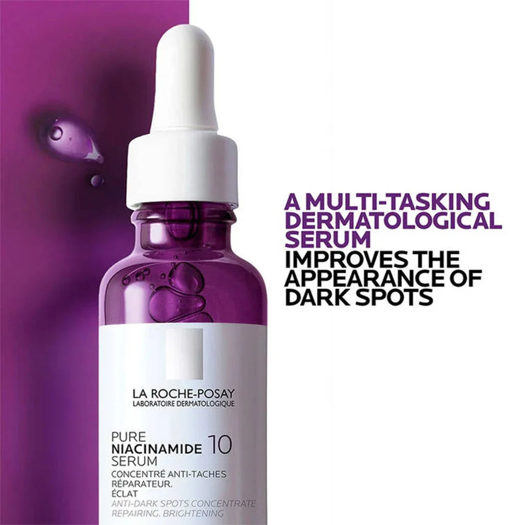 La Roche-Posay 10% Pure Niacinamide Anti-Aging Serum For Dark Spots & Hyperpigmentation 30ml - Easy Pharmacy LLC