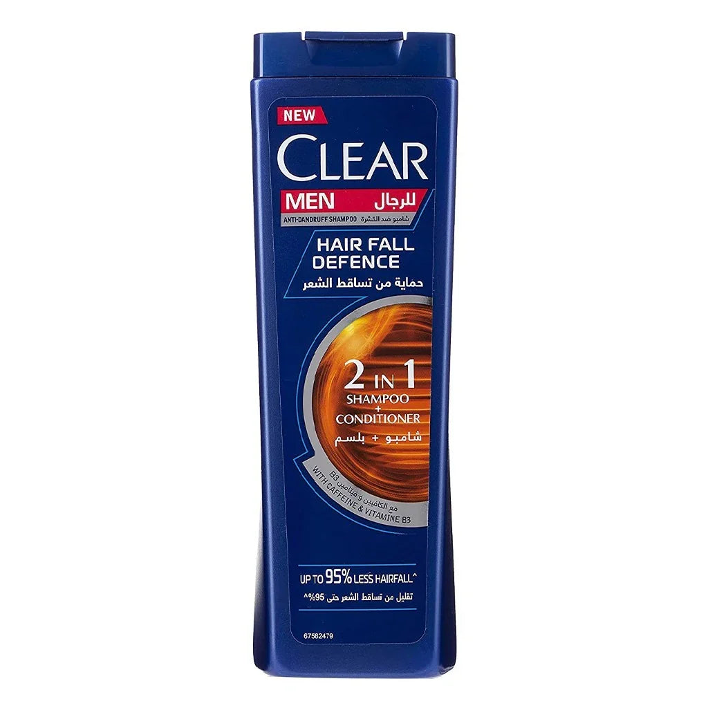 Clear Men Hair Fall Defence 2 In 1 Shampoo + Conditioner 400 mL - Easy Pharmacy LLC