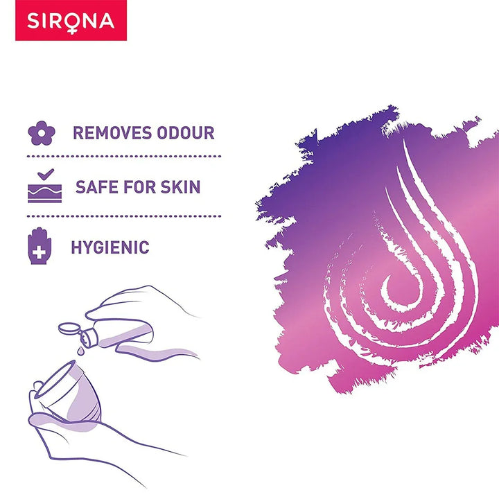 Sirona Hygienic Menstrual Cup Wash 100 mL - Easy Pharmacy LLC