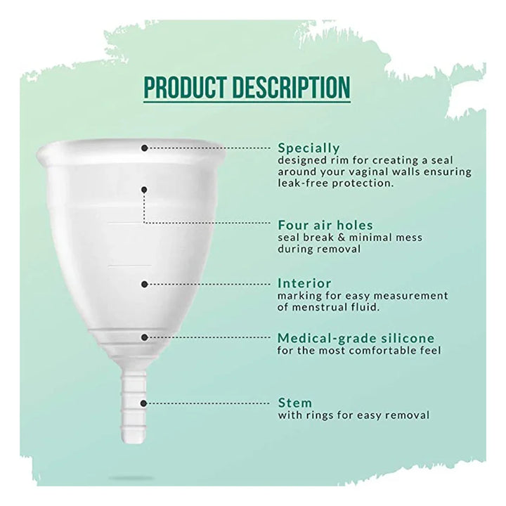 Sirona Reusable Menstrual Cup With Pouch Small 1's - Easy Pharmacy LLC
