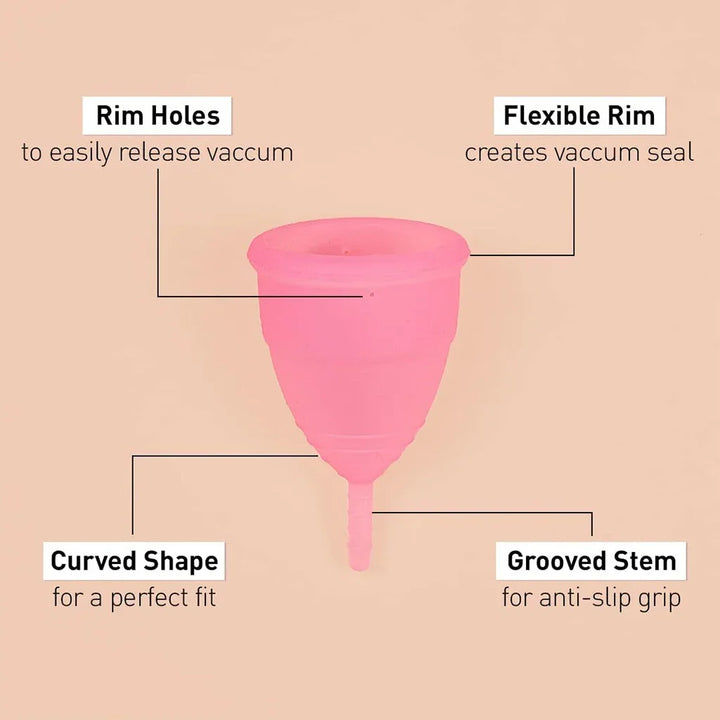 Sirona Reusable Menstrual Cup With Pouch Medium 1's - Easy Pharmacy LLC