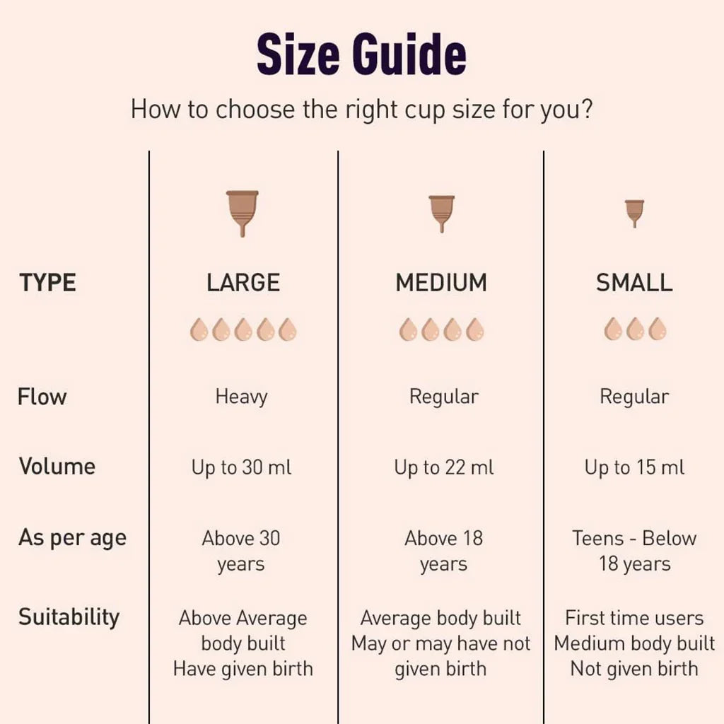 Sirona Reusable Menstrual Cup With Pouch Large 1's - Easy Pharmacy LLC