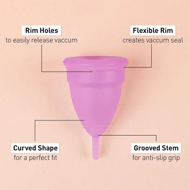 Sirona Reusable Menstrual Cup With Pouch Large 1's - Easy Pharmacy LLC