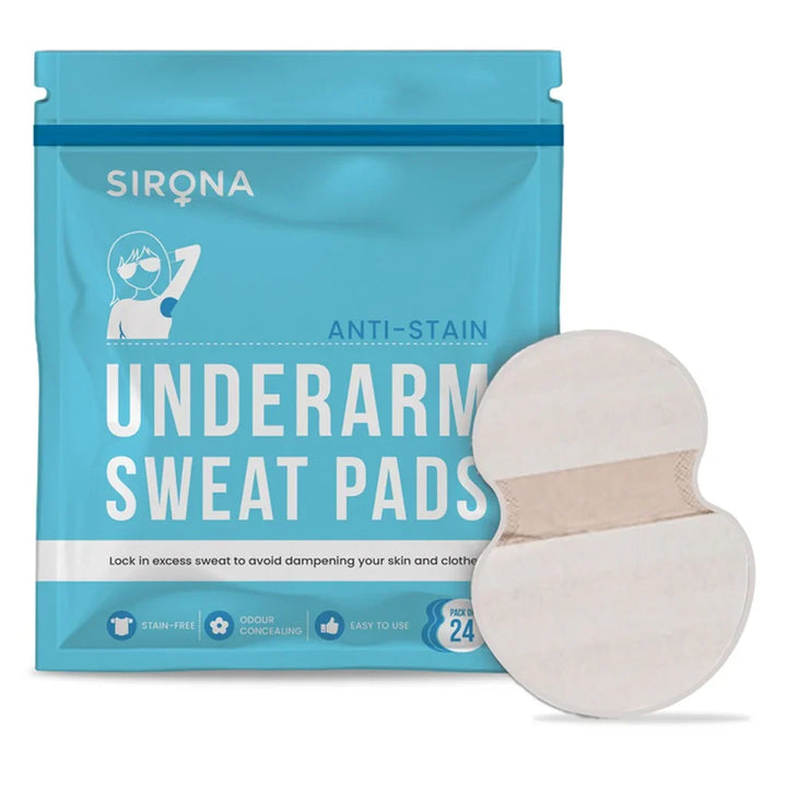 Sirona Anti-Stain Disposable Underarm Sweat Pads 24's - Easy Pharmacy LLC