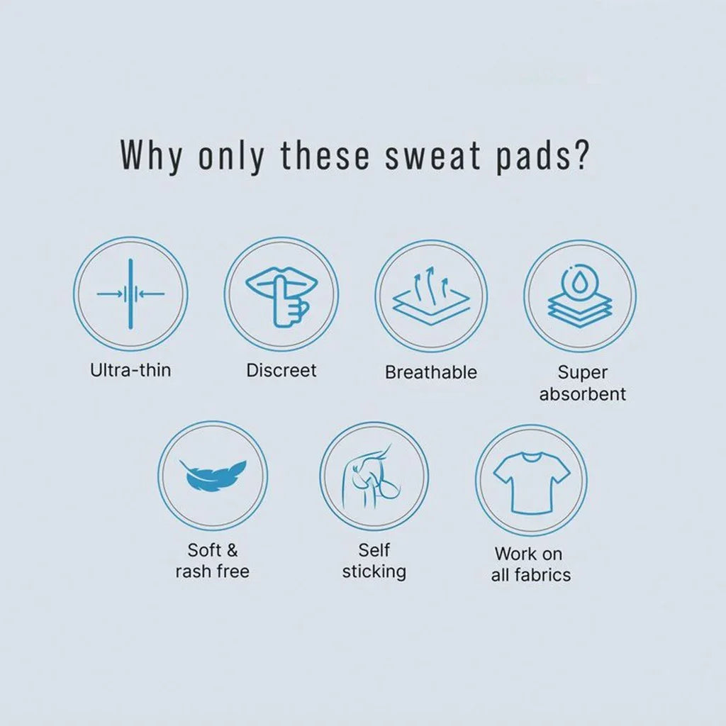 Sirona Anti-Stain Disposable Underarm Sweat Pads 24's - Easy Pharmacy LLC