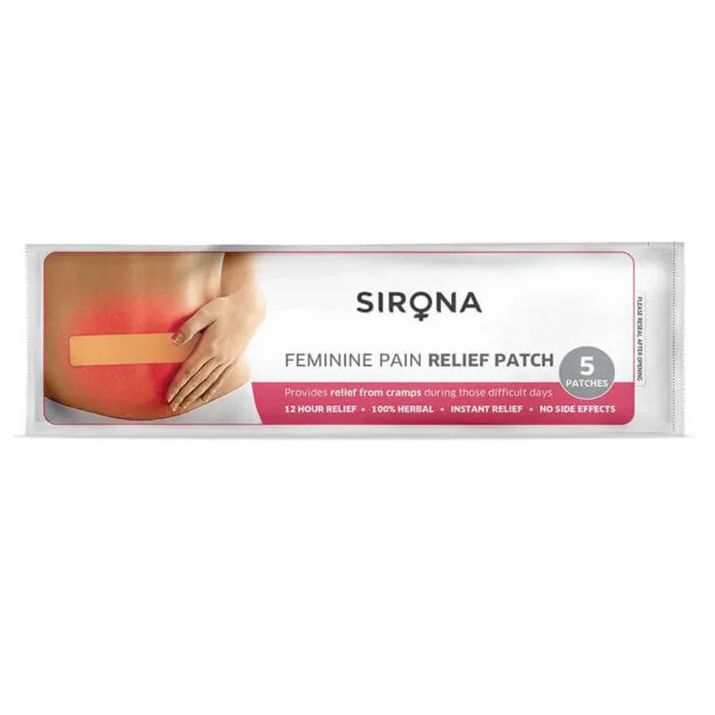 Sirona Period Pain Relief Patch 5's - Easy Pharmacy LLC