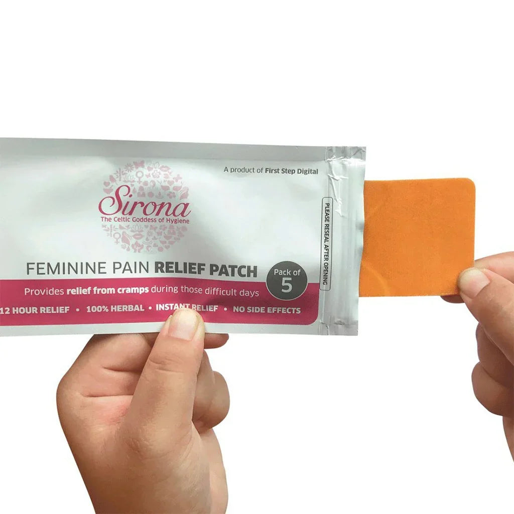 Sirona Period Pain Relief Patch 5's - Easy Pharmacy LLC