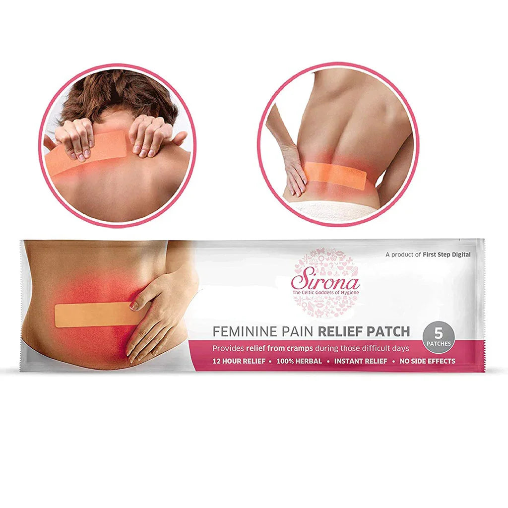 Sirona Period Pain Relief Patch 5's - Easy Pharmacy LLC