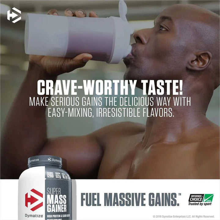 Dymatize Super Mass Gainer Powder, High Protein & Carb Blend, Chocolate 2.7kg - Easy Pharmacy LLC