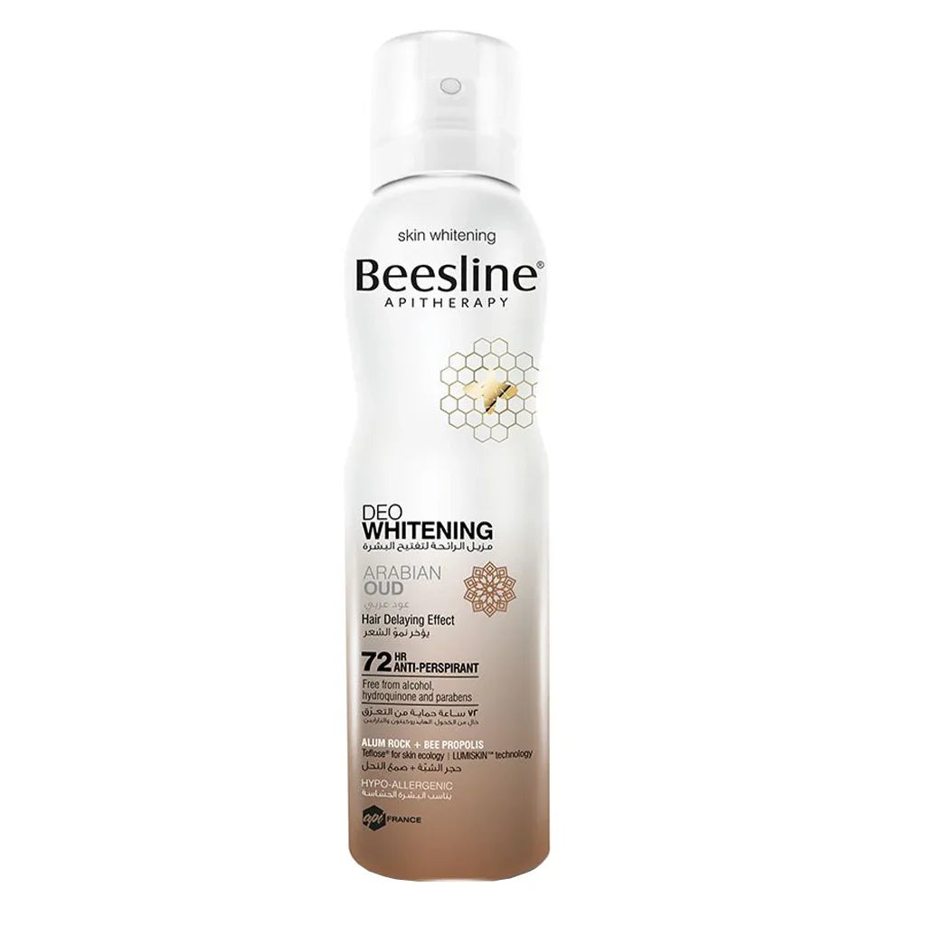 Beesline® Apitherapy Deo Whitening Deodorant Spray Arabian Oud 150 mL - Easy Pharmacy LLC