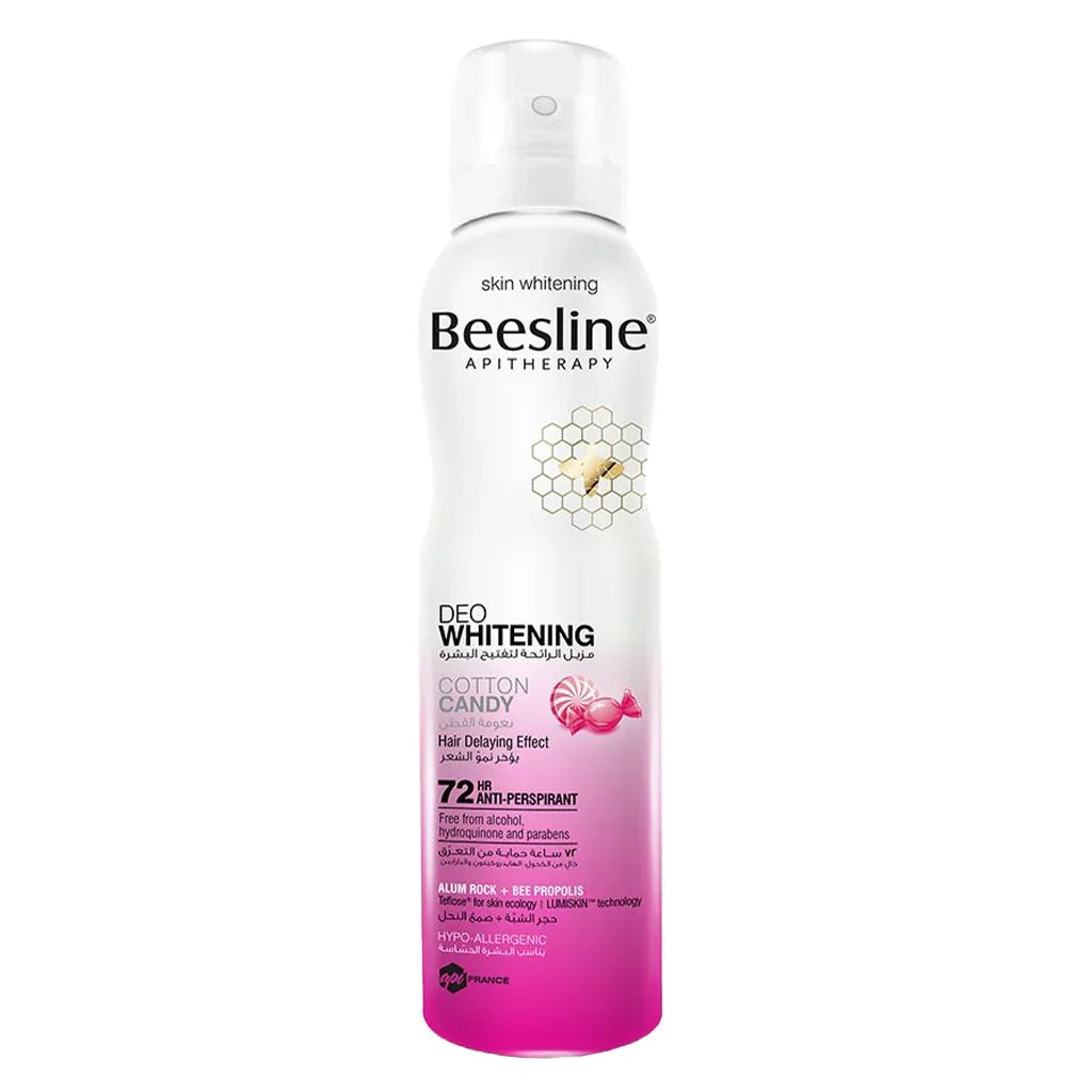 Beesline® Apitherapy Deo Whitening Deodorant Spray Cotton Candy 150 mL - Easy Pharmacy LLC