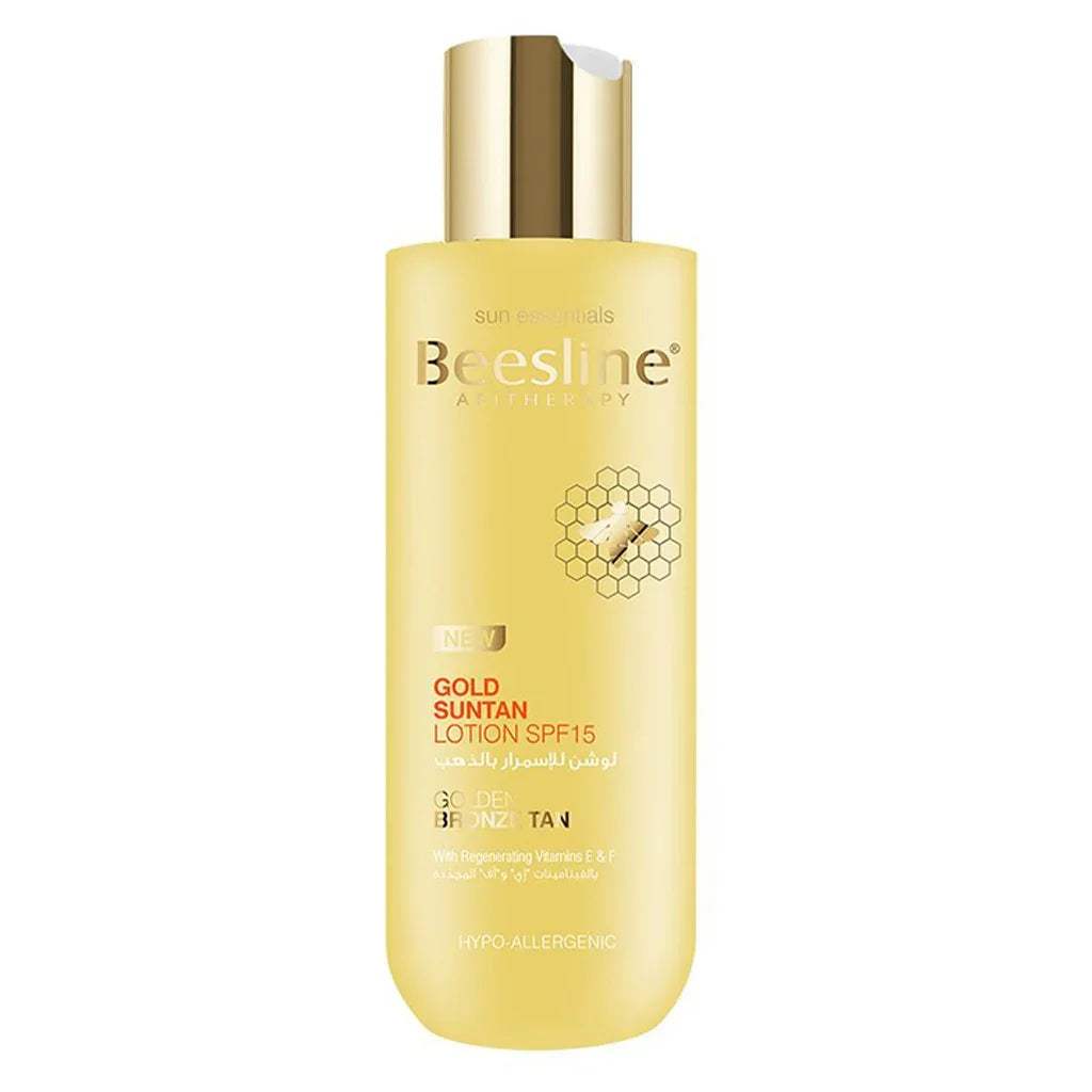 Beesline® Apitherapy SPF15 Gold Suntan Lotion 200 mL - Easy Pharmacy LLC
