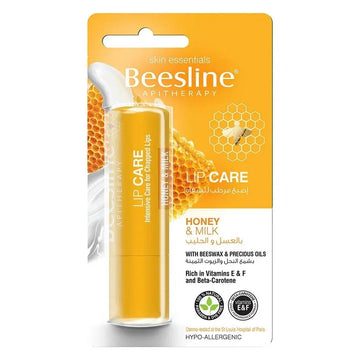 Beesline Apitherapy Lip Care Stick, Honey & Milk, 4g