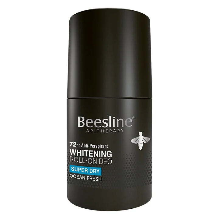 Beesline® Apitherapy Men Whitening Roll-On Deo Super Dry Ocean Fresh 50 mL - Easy Pharmacy LLC