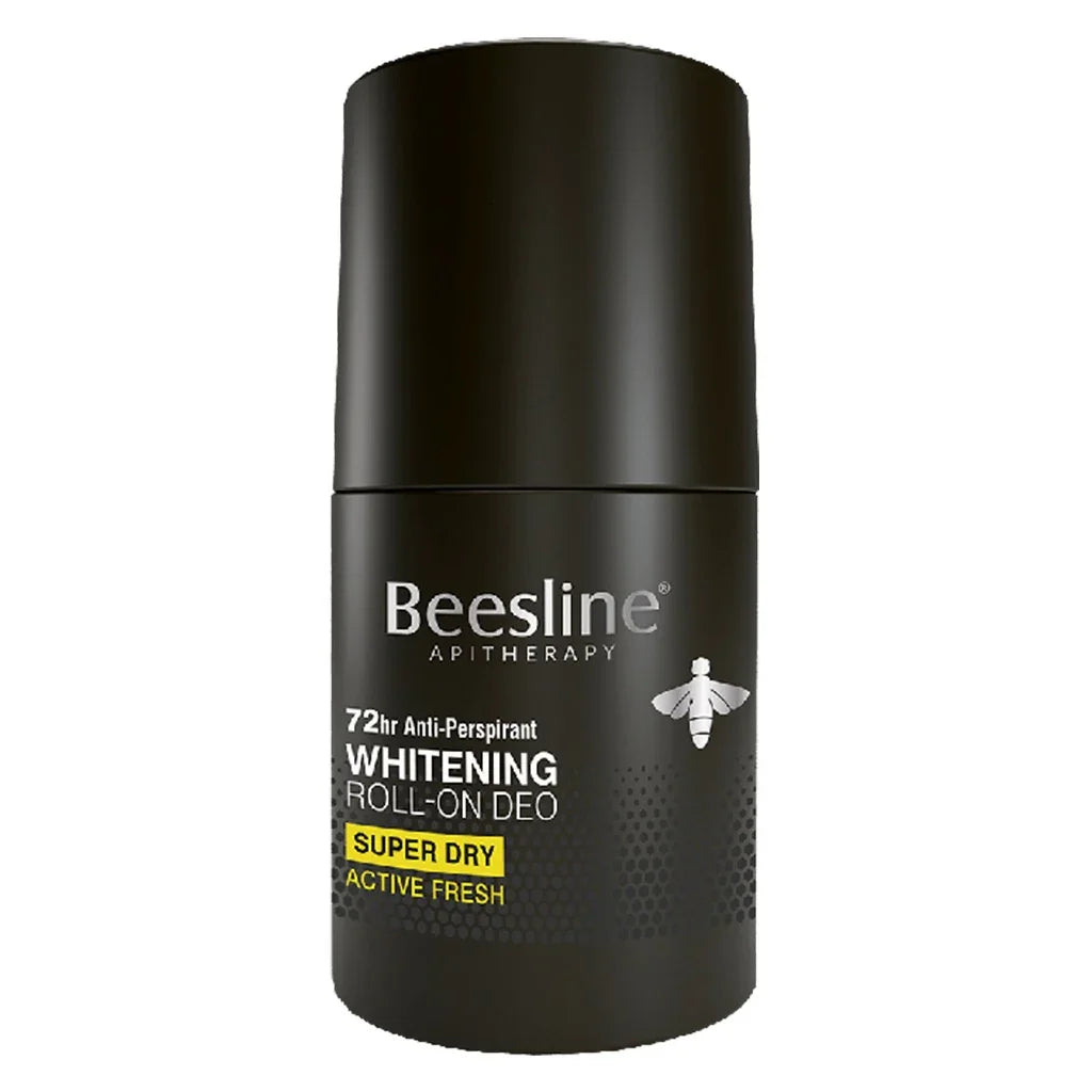 Beesline® Apitherapy Men Whitening Roll-On Deo Super Dry Active Fresh 50 mL - Easy Pharmacy LLC
