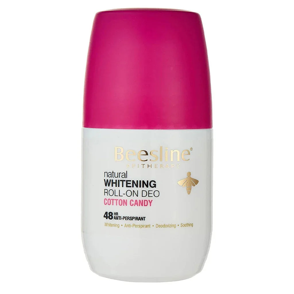 Beesline® Apitherapy Whitening Aluminium Free Deodorant Roll-On Cotton Candy 50 mL - Easy Pharmacy LLC