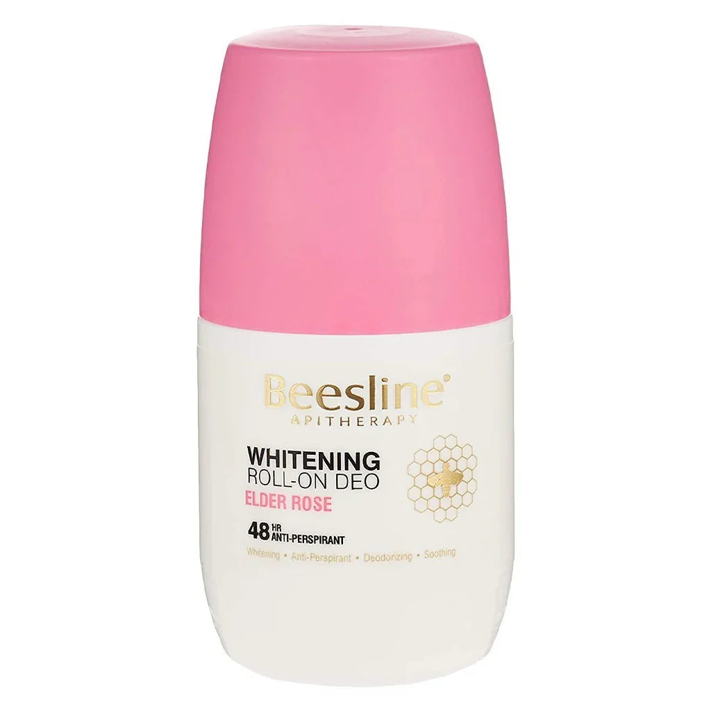 Beesline® Apitherapy Whitening Aluminium Free Deodorant Roll-On Elder Rose 50 mL - Easy Pharmacy LLC