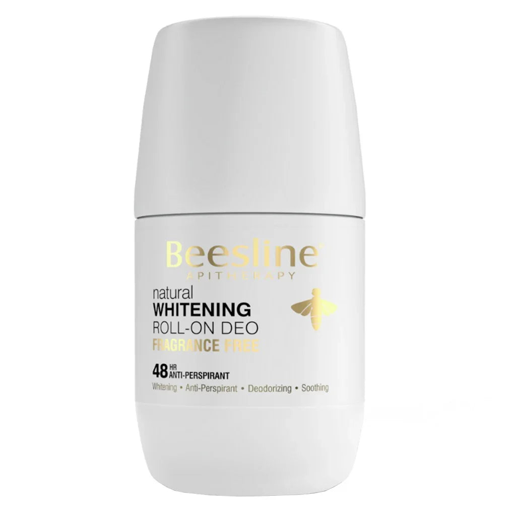 Beesline® Apitherapy Whitening Deodorant Roll-On Fragrance Free 50 mL - Easy Pharmacy LLC