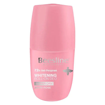 Beesline Apitherapy Whitening Aluminium-Free Deodorant Roll-On Super Dry, Jouri Rose, 50ml