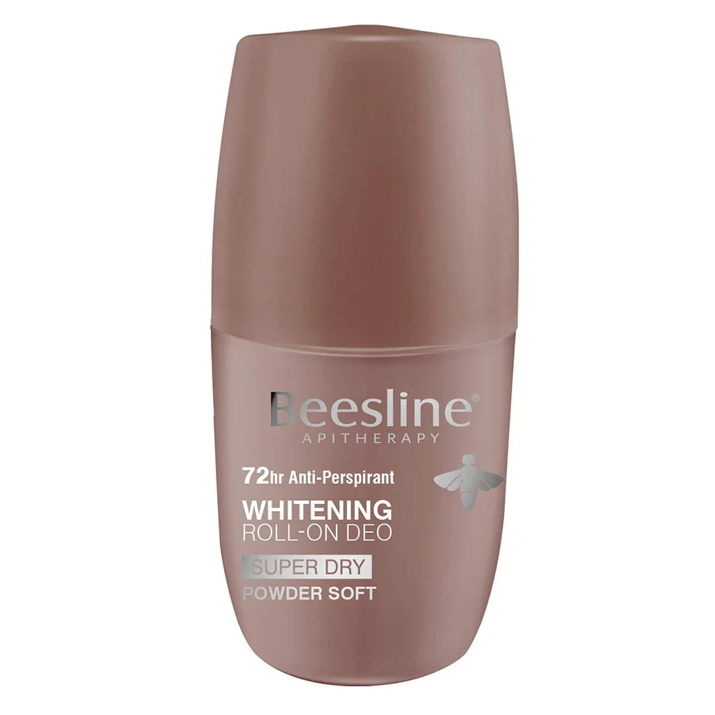 Beesline® Apitherapy Whitening Aluminium Free Deodorant Roll-On Super Dry Powder Soft 50 mL - Easy Pharmacy LLC