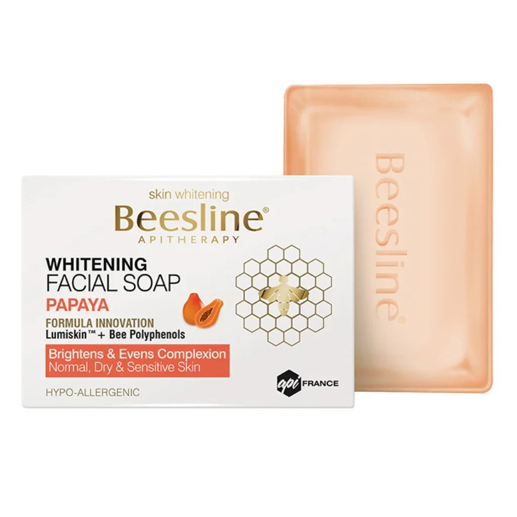Beesline® Apitherapy Whitening Facial Soap Papaya 85 g - Easy Pharmacy LLC