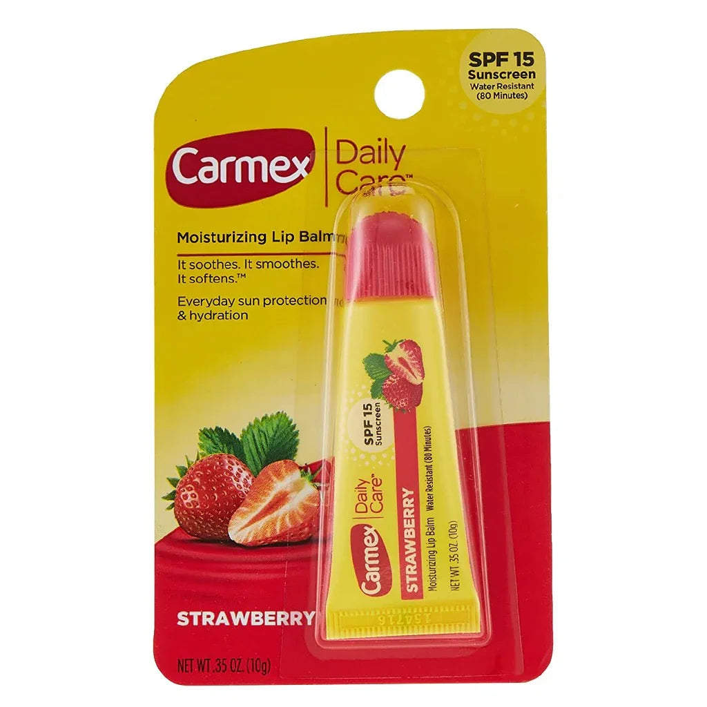 Carmex Daily Care Moisturizing Lip Balm Strawberry 10 g - Easy Pharmacy LLC